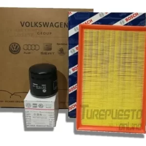 Kit De 2 Filtros Aire Y Aceite Vw Golf Bah 1.6 8v