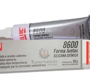 Pegamento Forma Juntas Siloc 8600 Gris 30gr Silicona Oximida