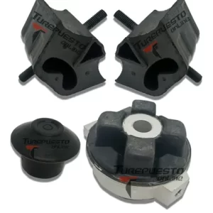 Juego Soportes Patas Motor Completo Vw Gol - Senda - Gacel