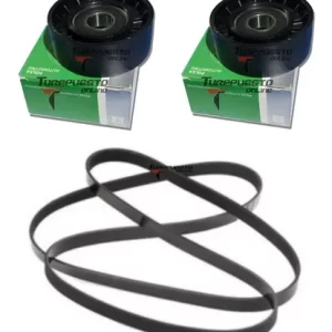 Kit Correa Rodillo X2 Poly-v Ford Fiesta Zetec Rocam 1.6 8v