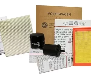 Kit De Filtros Aire Aceite Nafta Polen Original Vw Gol Trend