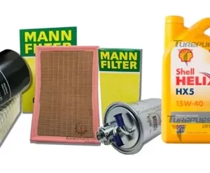 Kit De Filtros Original Y Aceite 15w40 Vw Polo Caddy 1.9 Sd