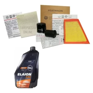 Kit Filtros Air Ace Naf Hab + Aceite Original Vw Gol Trend