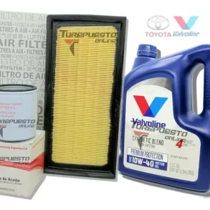Kit X2 Filtros Aire Aceite Y 10w40 Toyota Etios 1.5 Dsd 2016