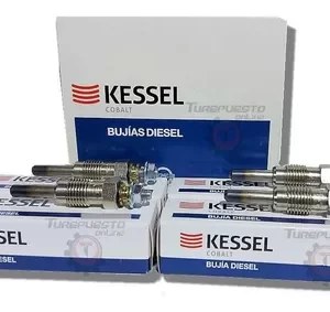 Kit X4 Bujias Precalentadoras Kessel Vw Polo Caddy 1.9 Dies